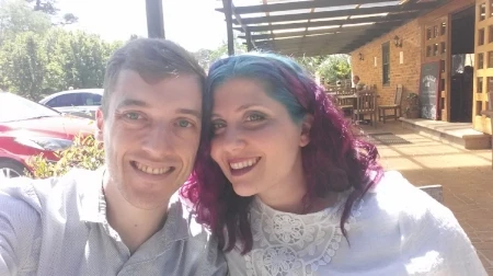 Mark and Meg at Eling Winery in NSW, Australia Feb 2017.&nbsp;