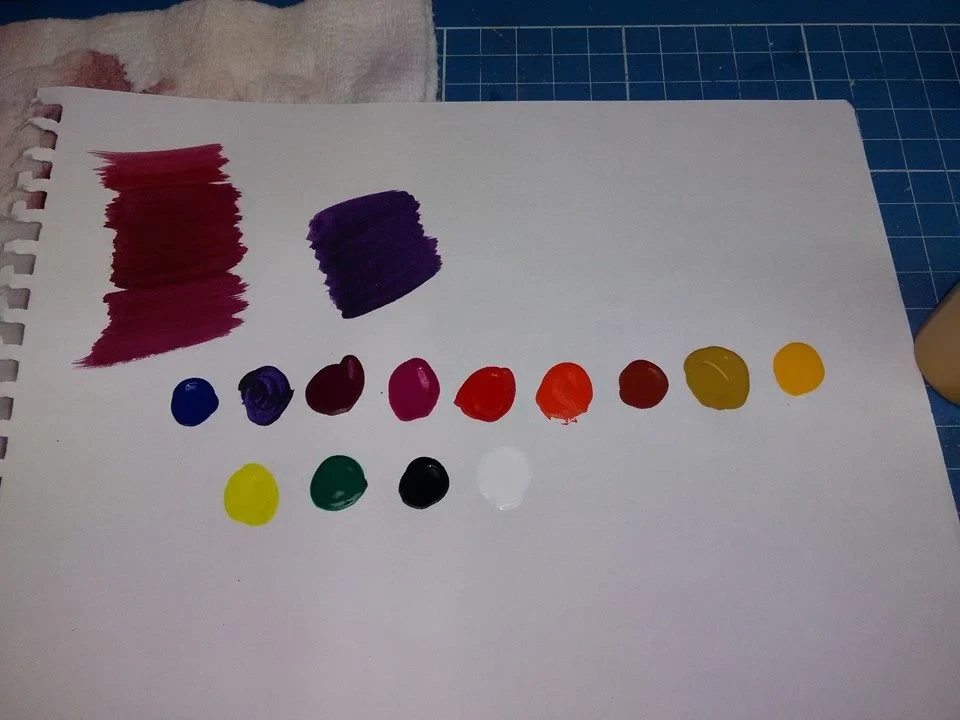 The original proprietary tints from the manufacturer. We have to create all of our colors with these 13 tints.